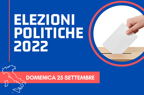 Elezioni politiche 25 Settembre 2022 - Convocazione della Commissione Elettorale Comunale per la nomina degli scrutatori.
