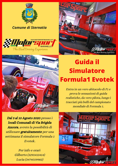 Motorsport Maranello - Guida il Simulatore Formula1 Evotek